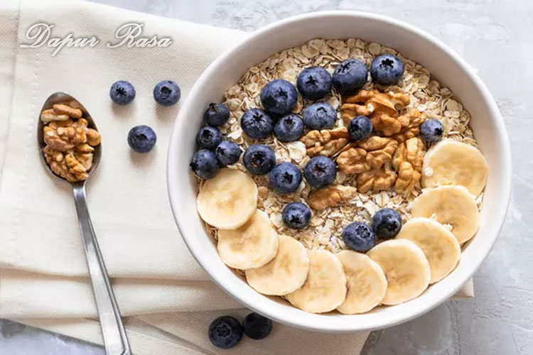 Oatmeal Panggang Pisang Sehat untuk Sarapan