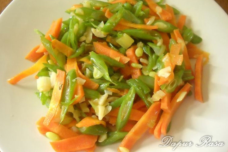 Tumis Sayur Mix Wortel & Buncis Anti Pahit