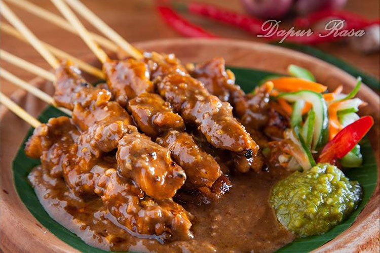 Sate Ayam Bumbu Kacang Lumer, Racikan DapurRasa