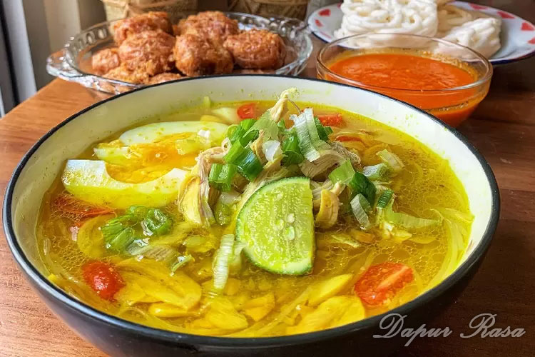 Soto Ayam Lamongan Kuah Kuning